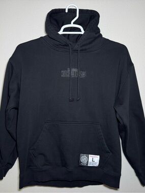 Mitchell & Ness Boston Bruins NHL All Black Hoodie Size Large